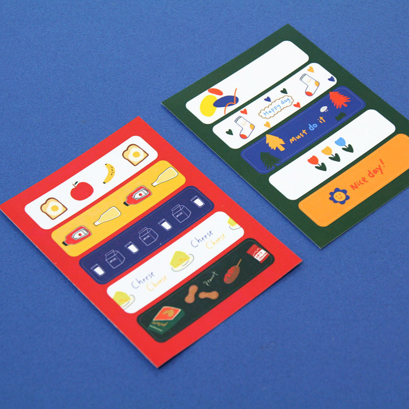 DESIGN GOMGOM Cute masking deco sticker seal