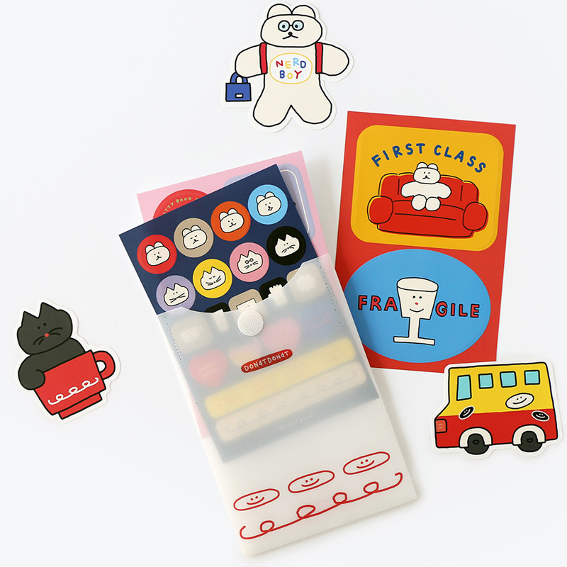 ROMANE Donat Donat removable deco sticker pack ROMANE Donat Donat removable deco sticker pack