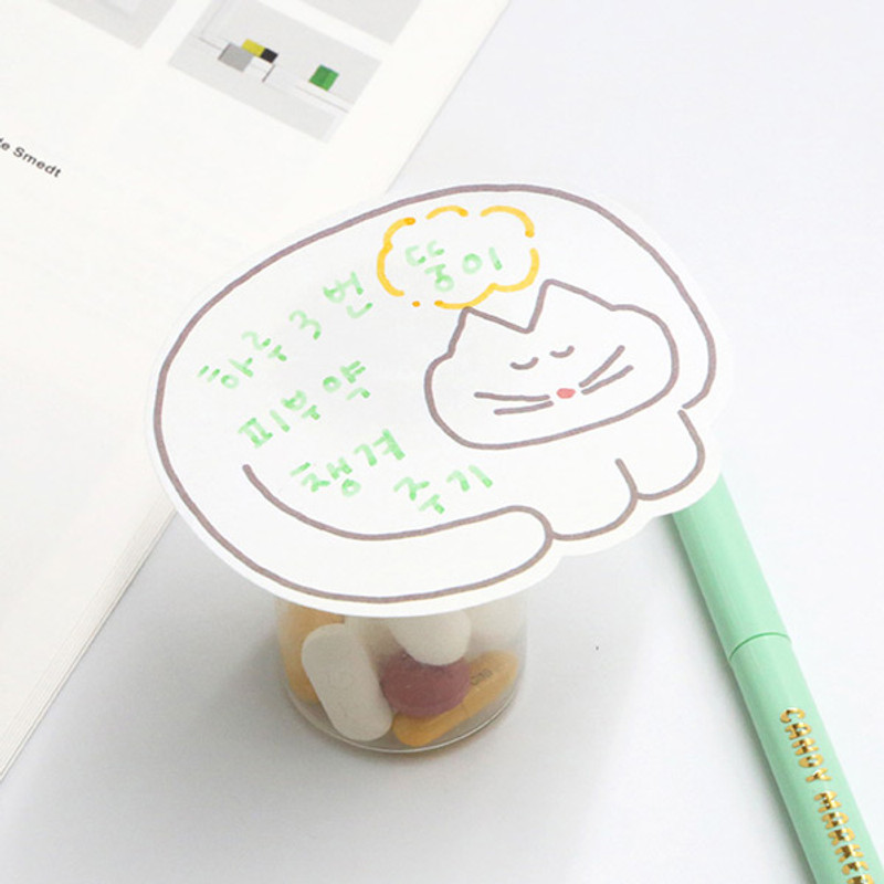 Usage example - ROMANE Donat Donat sticky memo notepad set Usage example - ROMANE Donat Donat sticky memo notepad set
