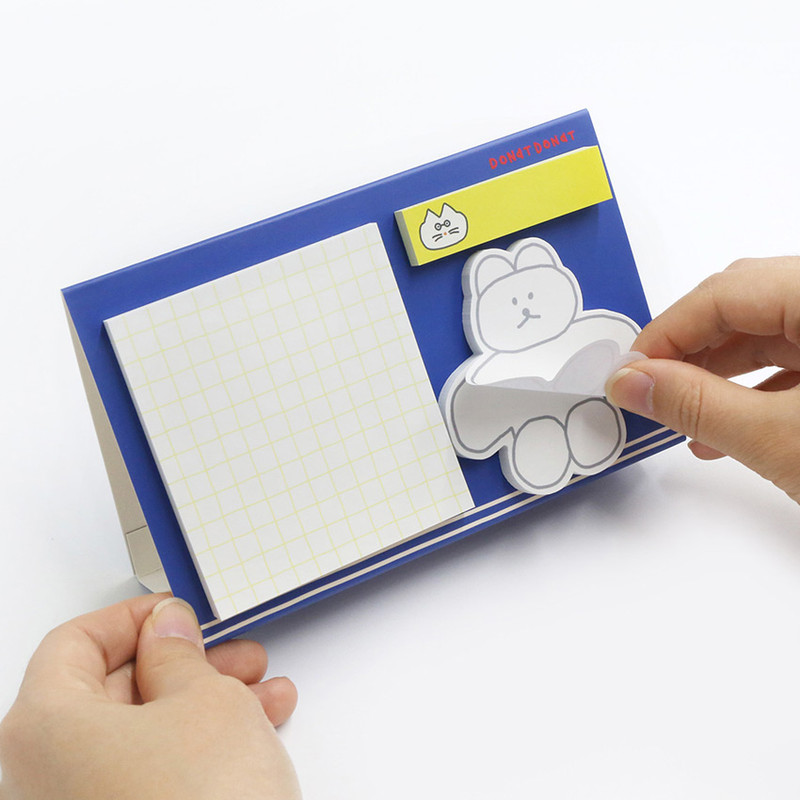 Usage example - ROMANE Donat Donat sticky memo notepad set Usage example - ROMANE Donat Donat sticky memo notepad set