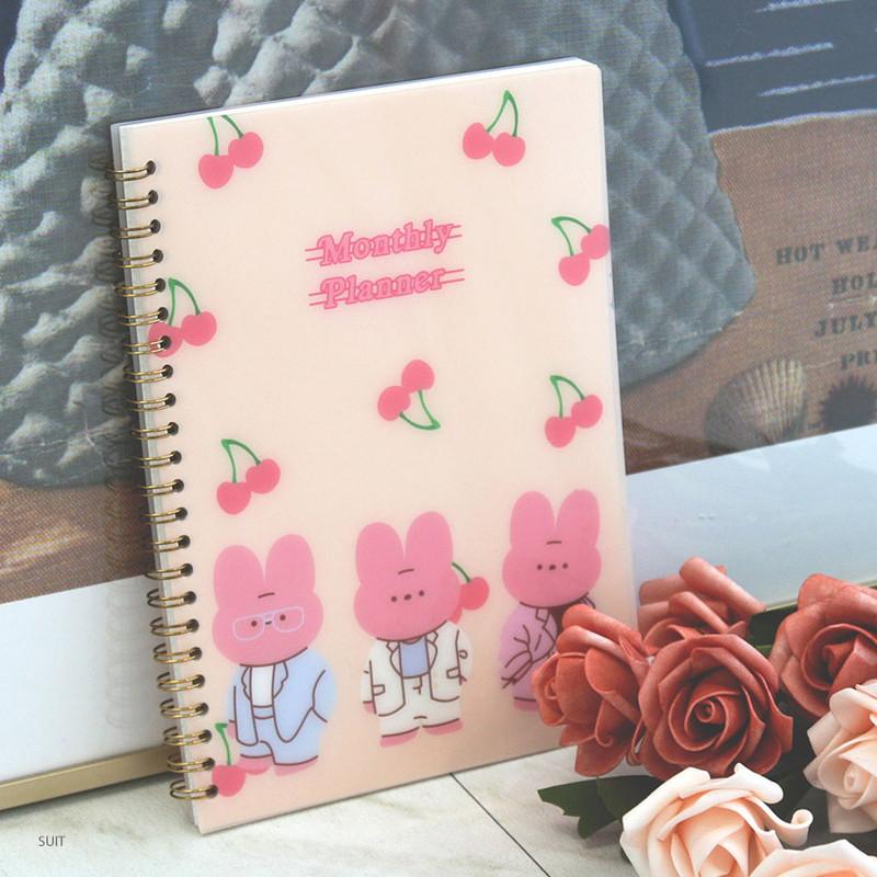 Suit - Reeli 6 months dateless monthly planner notebook