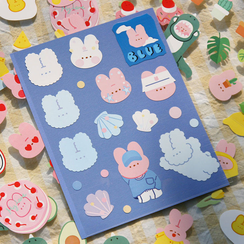 Jolly Blue - DESIGN GOMGOM Reeli removable deco sticker Jolly Blue - DESIGN GOMGOM Reeli removable deco sticker