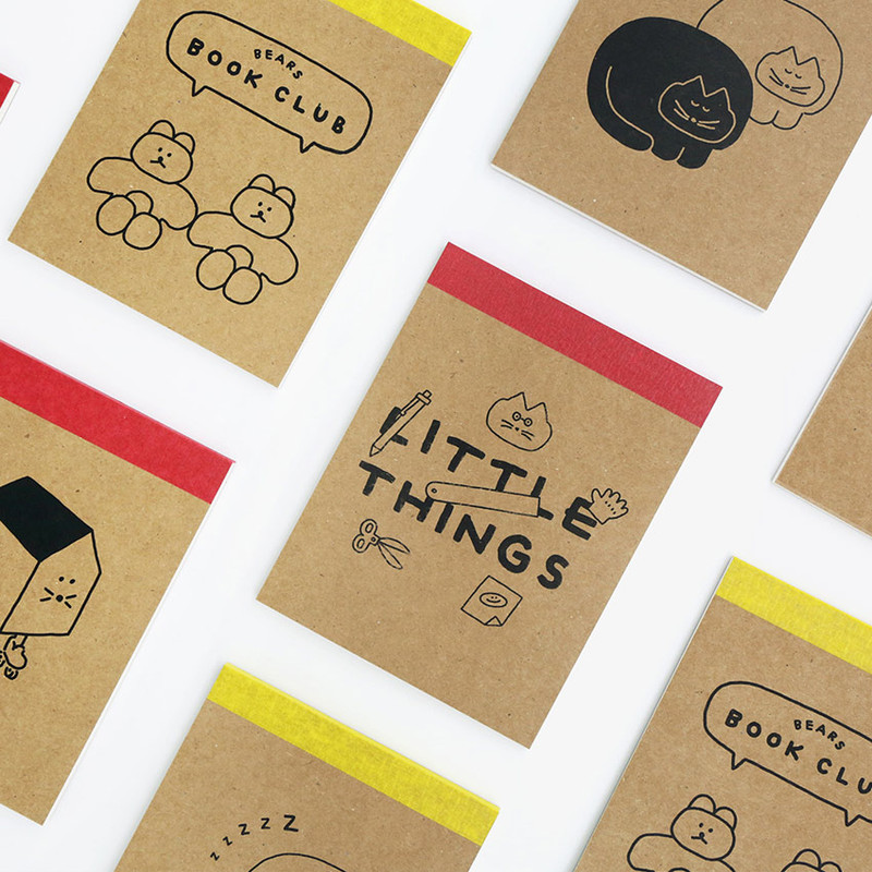 ROMANE Donat Donat kraft grid memo notepad