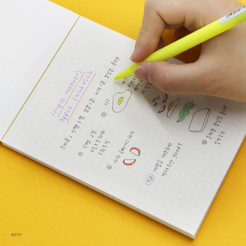 Kitty - ROMANE Donat Donat kraft grid memo notepad