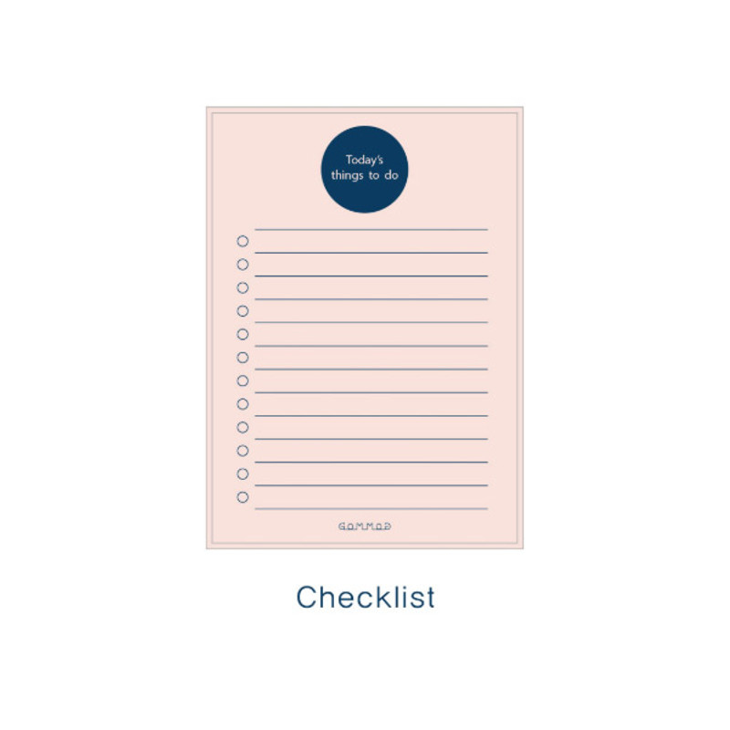 Checklist - Today's things to do large memo checklist planner notepad Checklist - Today's things to do large memo checklist planner notepad