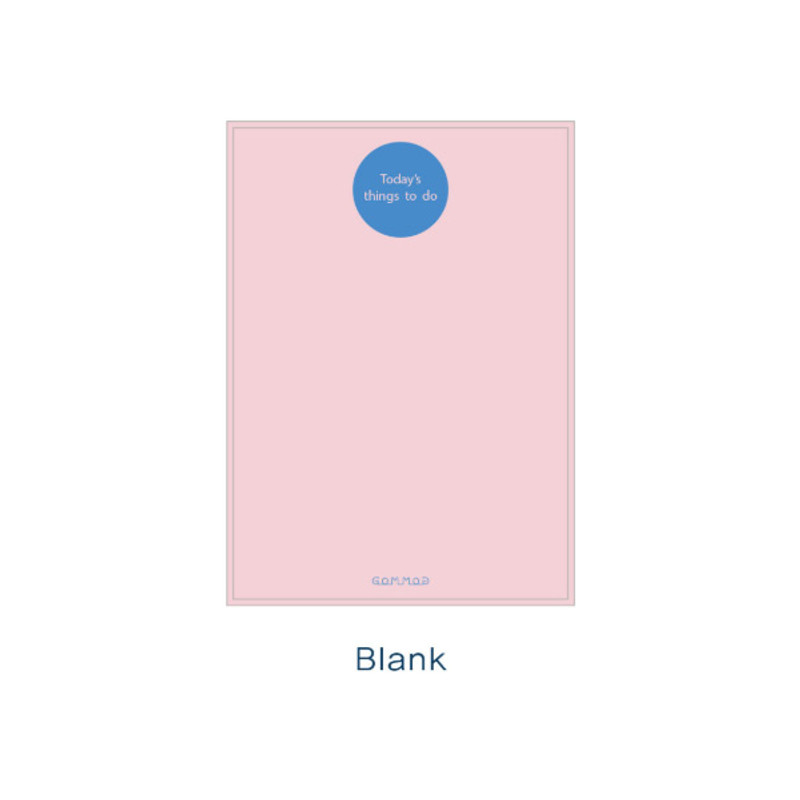 Blank - Checklist - Today's things to do large memo checklist planner notepad Blank - Checklist - Today's things to do large memo checklist planner notepad