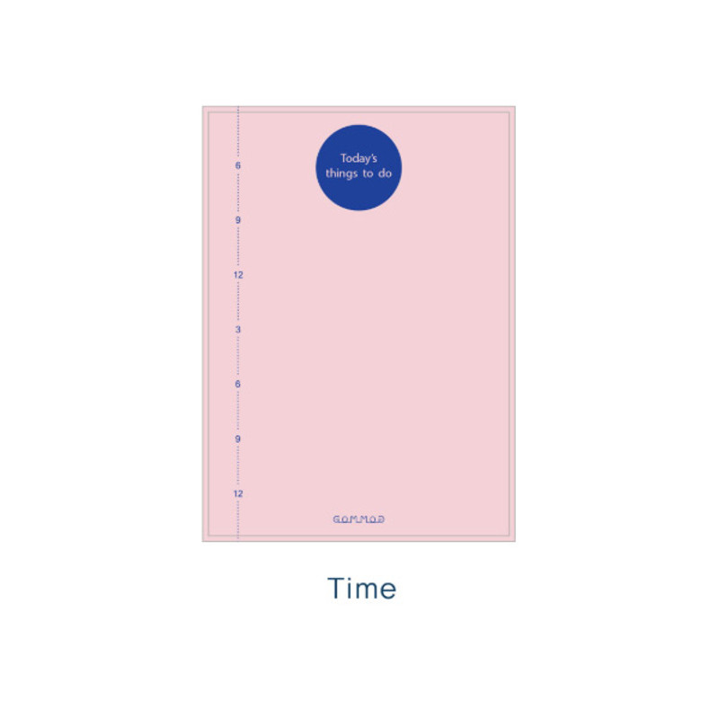 Time - Checklist - Today's things to do large memo checklist planner notepad Time - Checklist - Today's things to do large memo checklist planner notepad