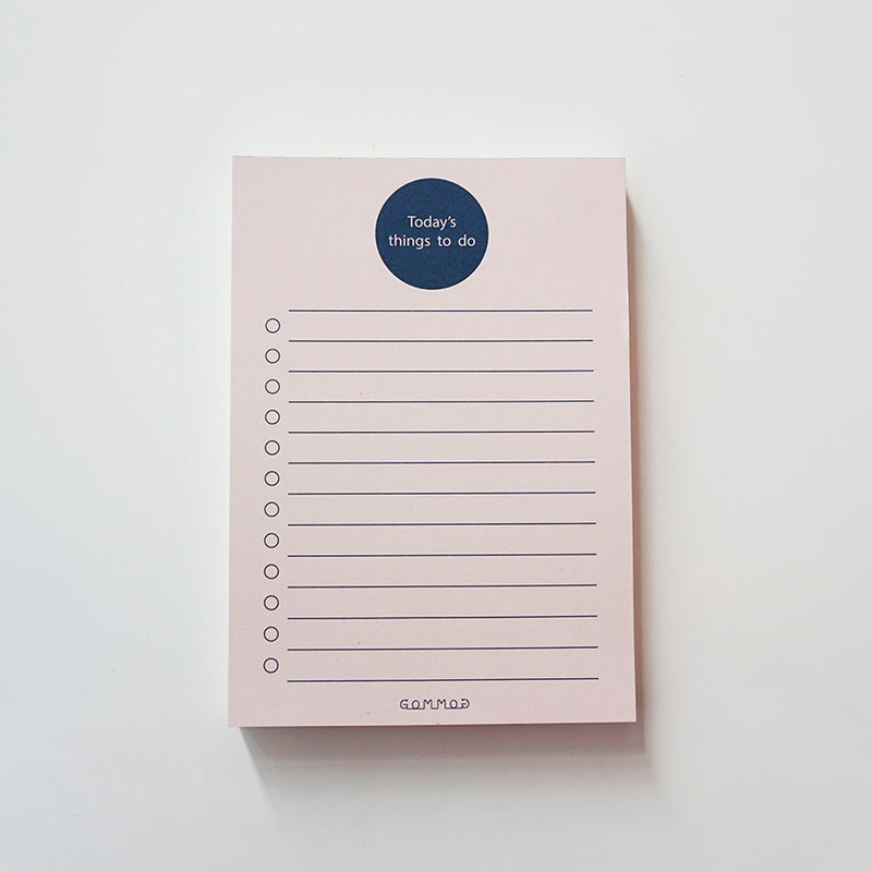 Checklist - Today's things to do large memo checklist planner notepad Checklist - Today's things to do large memo checklist planner notepad