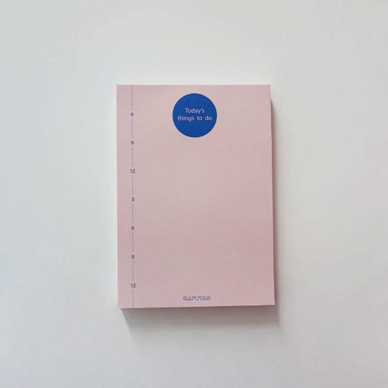 Time - Today's things to do large memo checklist planner notepad Time - Today's things to do large memo checklist planner notepad