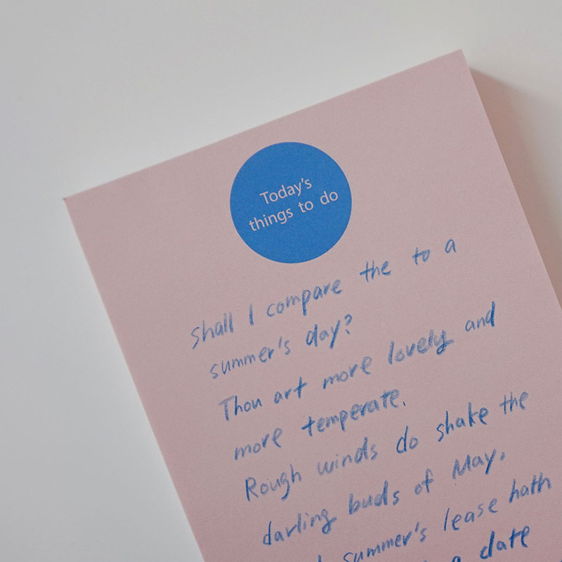 Blank - Today's things to do large memo checklist planner notepad Blank - Today's things to do large memo checklist planner notepad