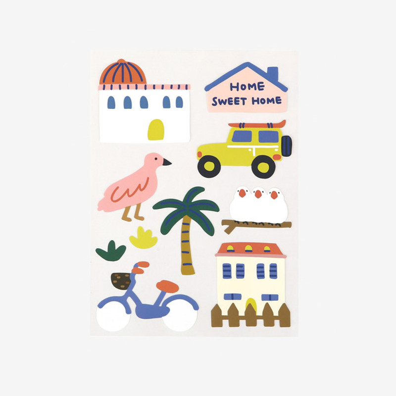 Dailylike Village removable paper deco sticker