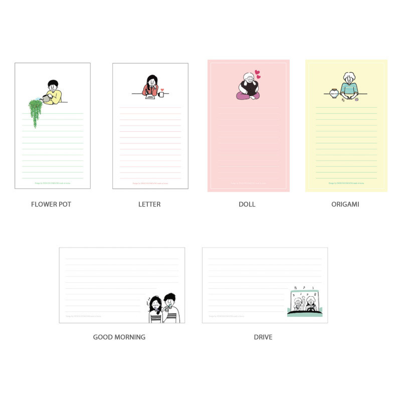 Option - DESIGN GOMGOM My You small letter and envelope set Option - DESIGN GOMGOM My You small letter and envelope set