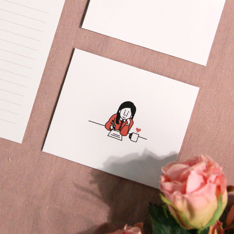 Letter - DESIGN GOMGOM My You small letter and envelope set Letter - DESIGN GOMGOM My You small letter and envelope set