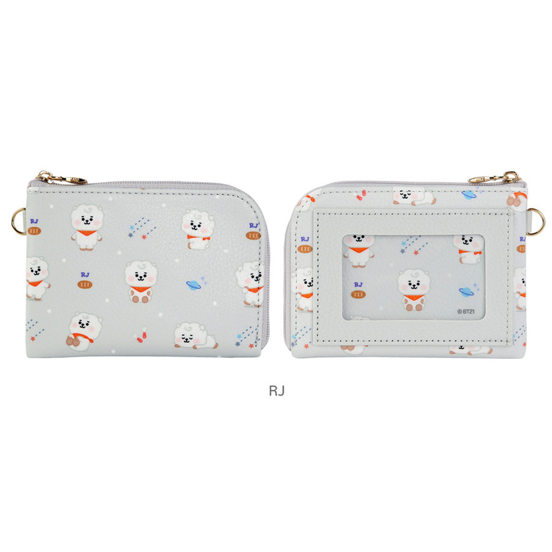 RJ - BT21 Baby pattern zipper card pocket wallet