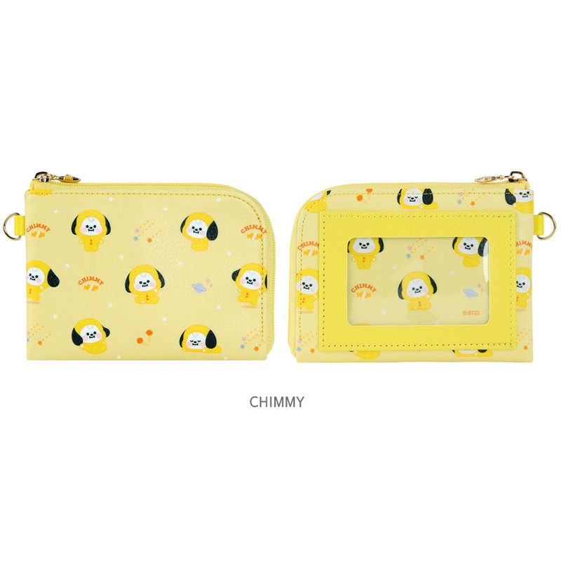 CHIMMY - BT21 Baby pattern zipper card pocket wallet