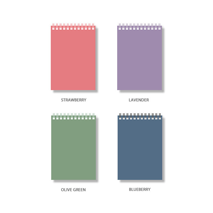 Color - Ardium Color medium spiral bound lined notepad