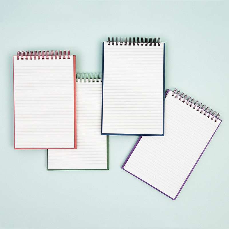 Usage example - Ardium Color medium spiral bound lined notepad