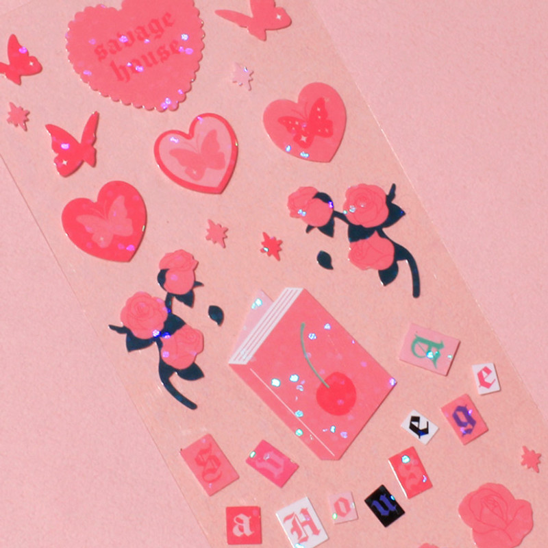 Usage example - After The Rain House party twinkle deco sticker  Usage example - After The Rain House party twinkle deco sticker