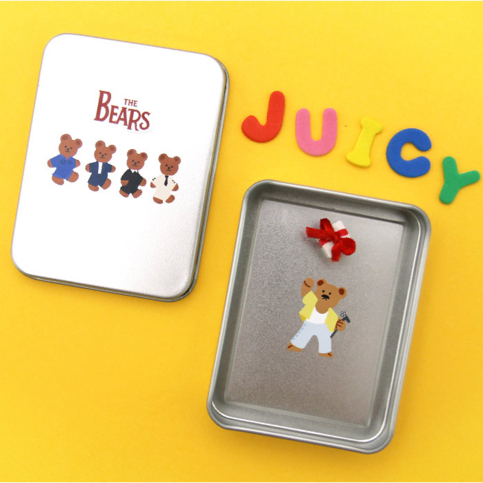 Usage example - Second Mansion Juicy bear removable sticker seal