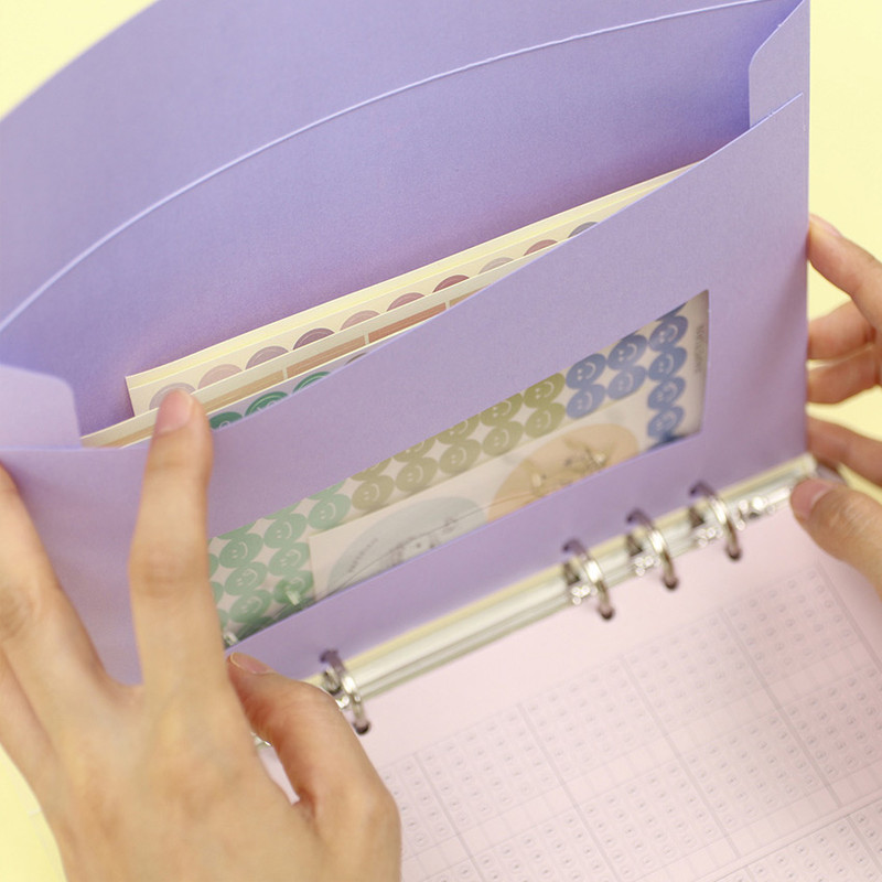 Usage example - PAPERIAN Window paper envelope 6-ring A5 size refill ver2