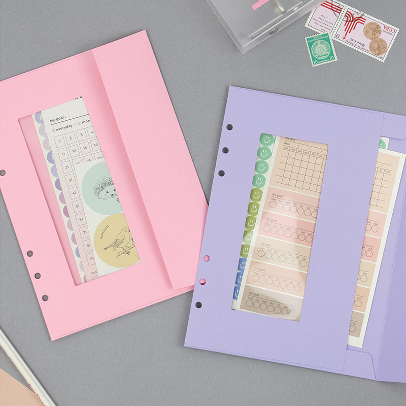 Usage example - PAPERIAN Window paper envelope 6-ring A5 size refill ver2
