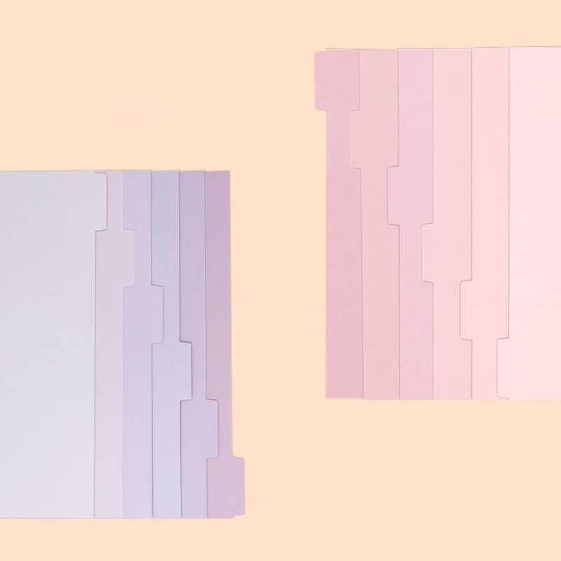 PAPERIAN Index loose-leaf binder paper 6-ring A5 size refill PAPERIAN Index loose-leaf binder paper 6-ring A5 size refill