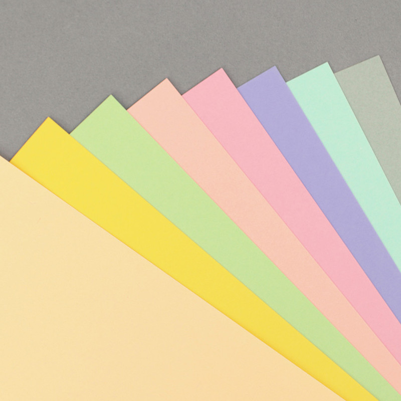 PAPERIAN Color cardstock paper 6-ring A5 size refill set