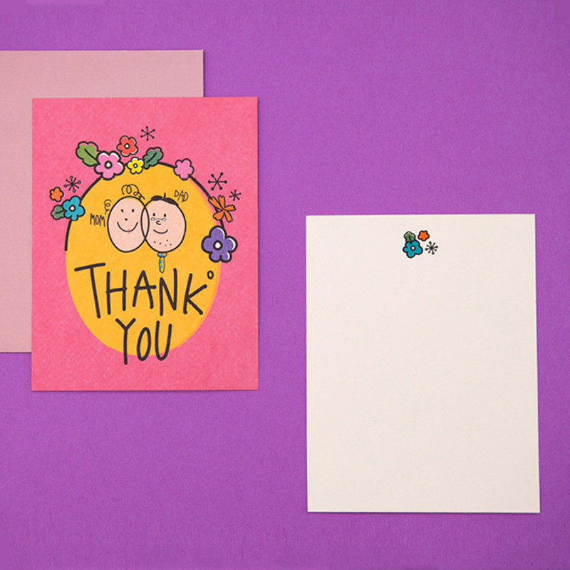 Thank you pink - Ardium Thank you color postcard Thank you pink - Ardium Thank you color postcard
