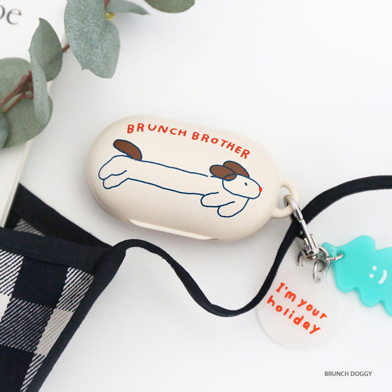 Brunch brother doggy - ROMANE Brunch Brother Galaxy Buds case cover