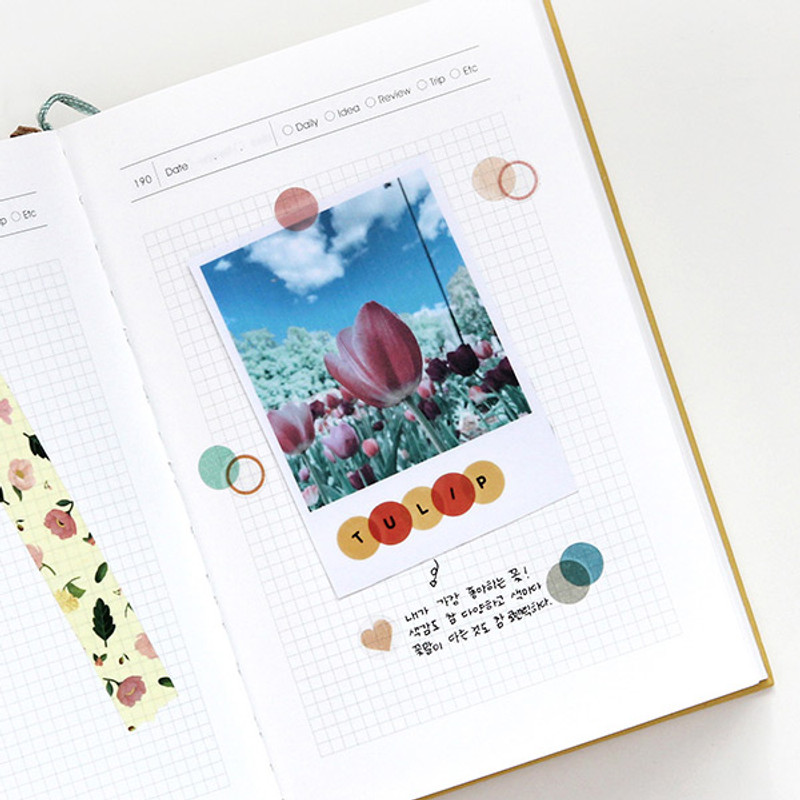 Usage example - GMZ The Memo A to Z my transparent deco sticker Usage example - GMZ The Memo A to Z my transparent deco sticker