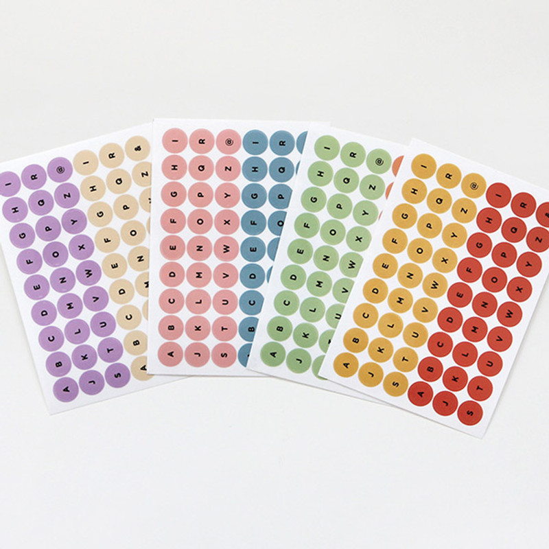 GMZ The Memo A to Z my transparent deco sticker GMZ The Memo A to Z my transparent deco sticker