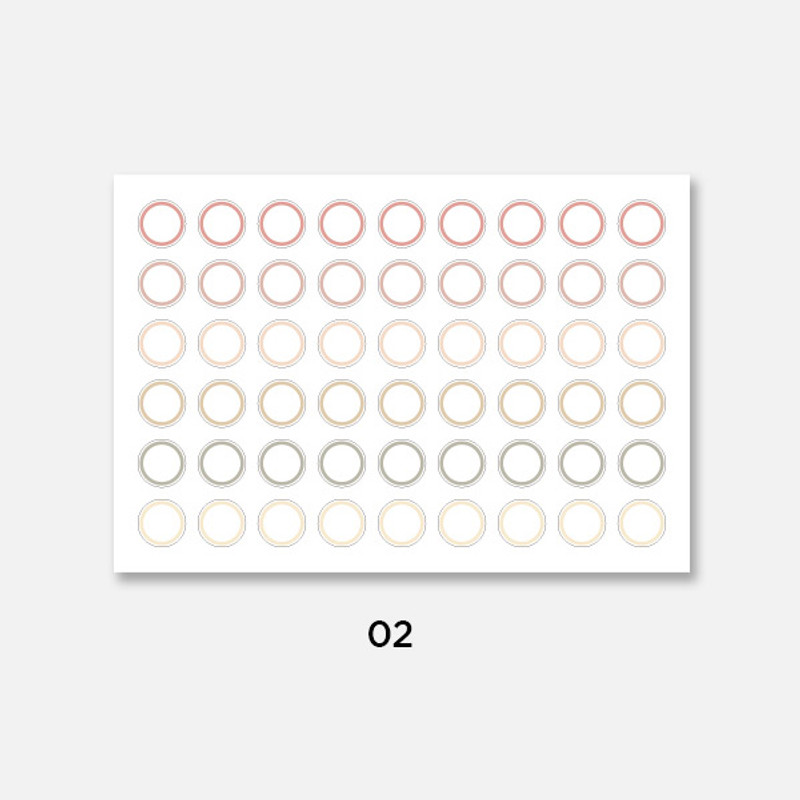 02 - GMZ The Memo Ring my transparent deco sticker