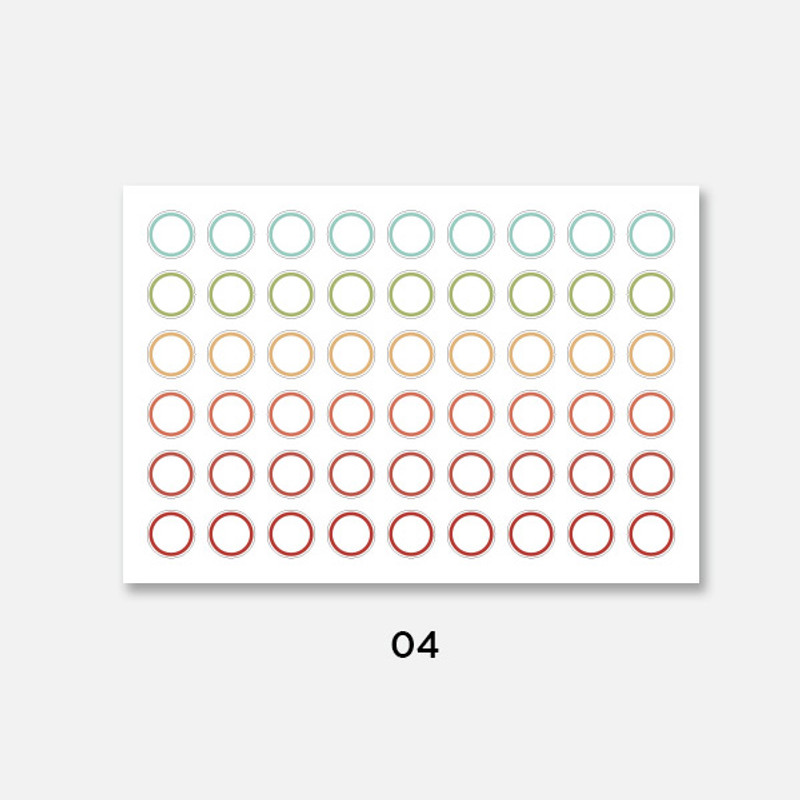 04 - GMZ The Memo Ring my transparent deco sticker