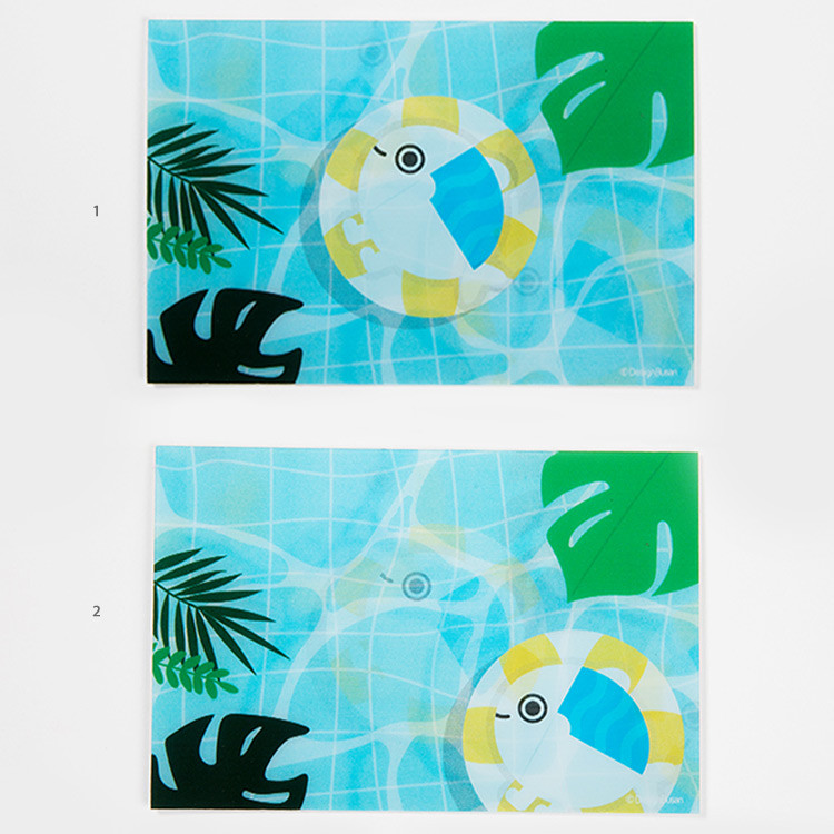 Usage example - DESIGN IVY Ggo deung o lenticular postcard