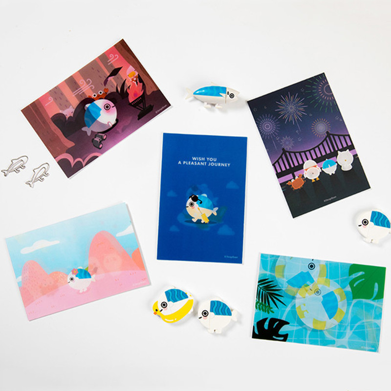 DESIGN IVY Ggo deung o lenticular postcard