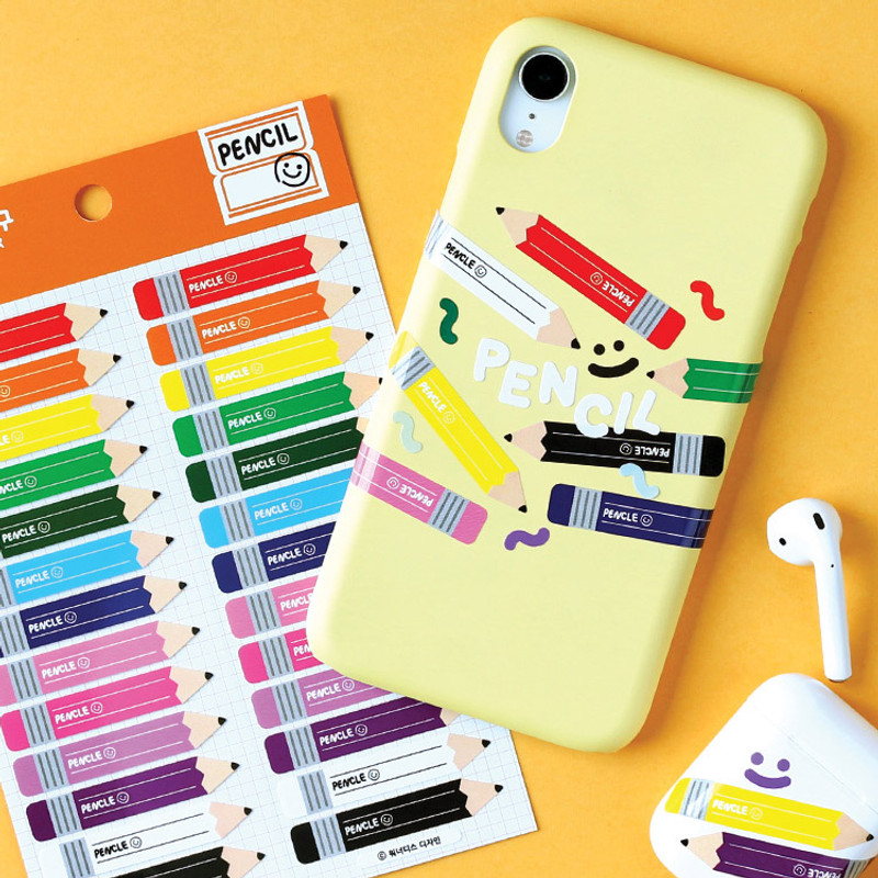Usage example - Wanna This Stationery store removable sticker 01-06