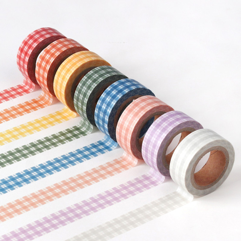 Wanna This Picnic check 15mm X 10.9yd masking tape