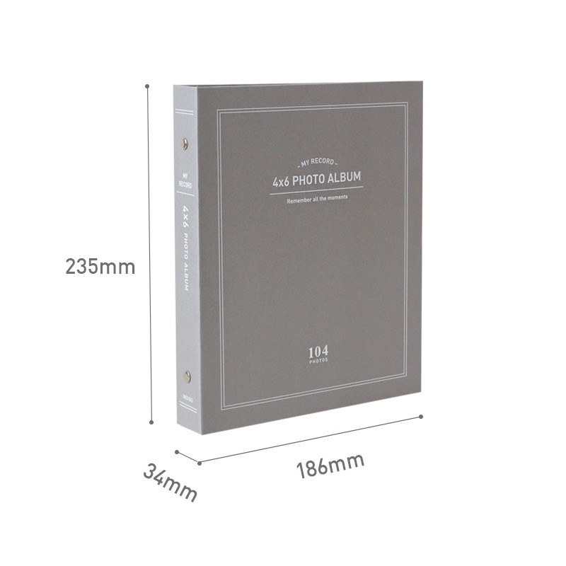 Size - Indigo My record 4X6 slip in the pocket photo album 