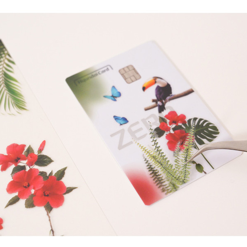 Usage example - Appree Tropical day nature scene sticker set Usage example - Appree Tropical day nature scene sticker set