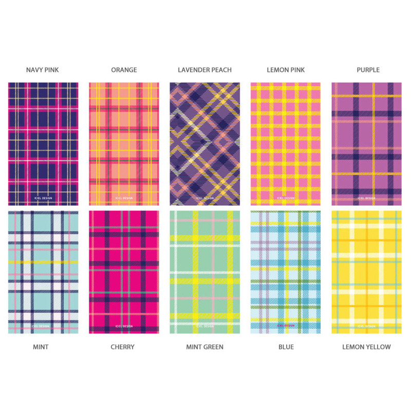 Color - ICIEL Today newtro check memo notepad ver4 Color - ICIEL Today newtro check memo notepad ver4