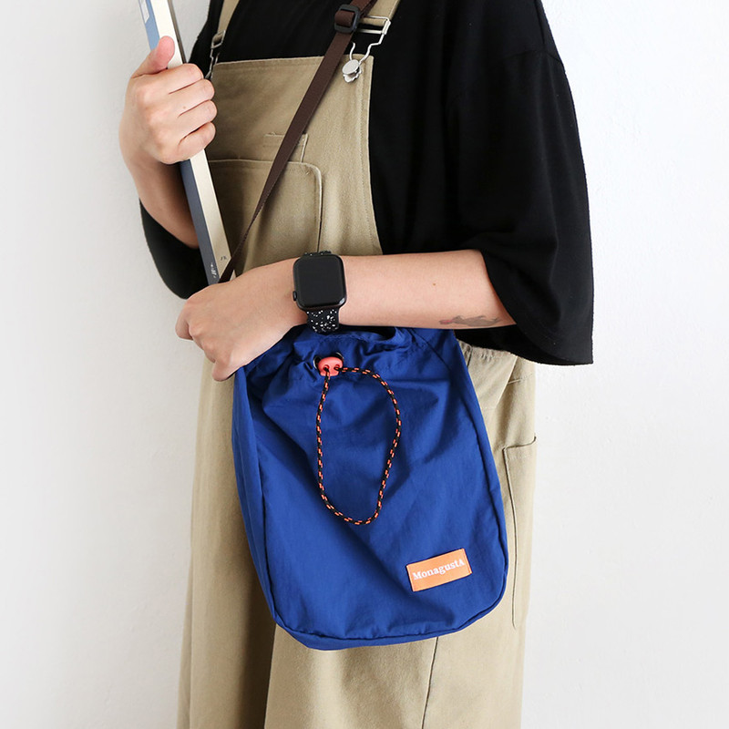 AZUL - ROMANE MonagustA nylon drawstring crossbody bag