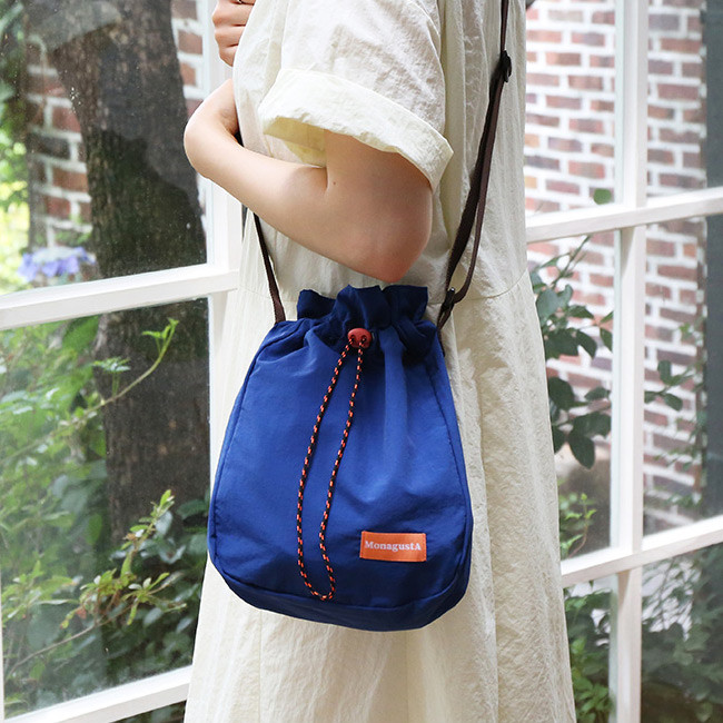 AZUL - ROMANE MonagustA nylon drawstring crossbody bag