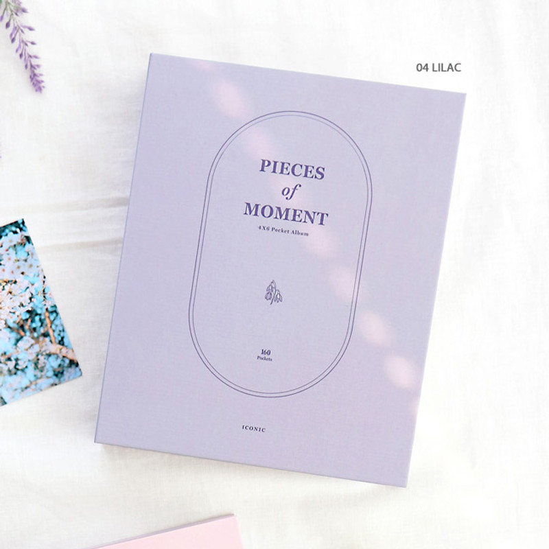 04 Lilac - ICONIC Pieces of moment 4X6 slip in the pocket photo album 04 Lilac - ICONIC Pieces of moment 4X6 slip in the pocket photo album