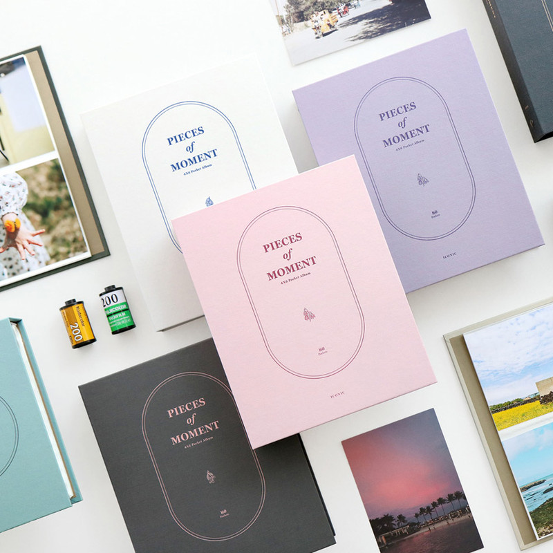 ICONIC Pieces of moment 4X6 slip in the pocket photo album ICONIC Pieces of moment 4X6 slip in the pocket photo album