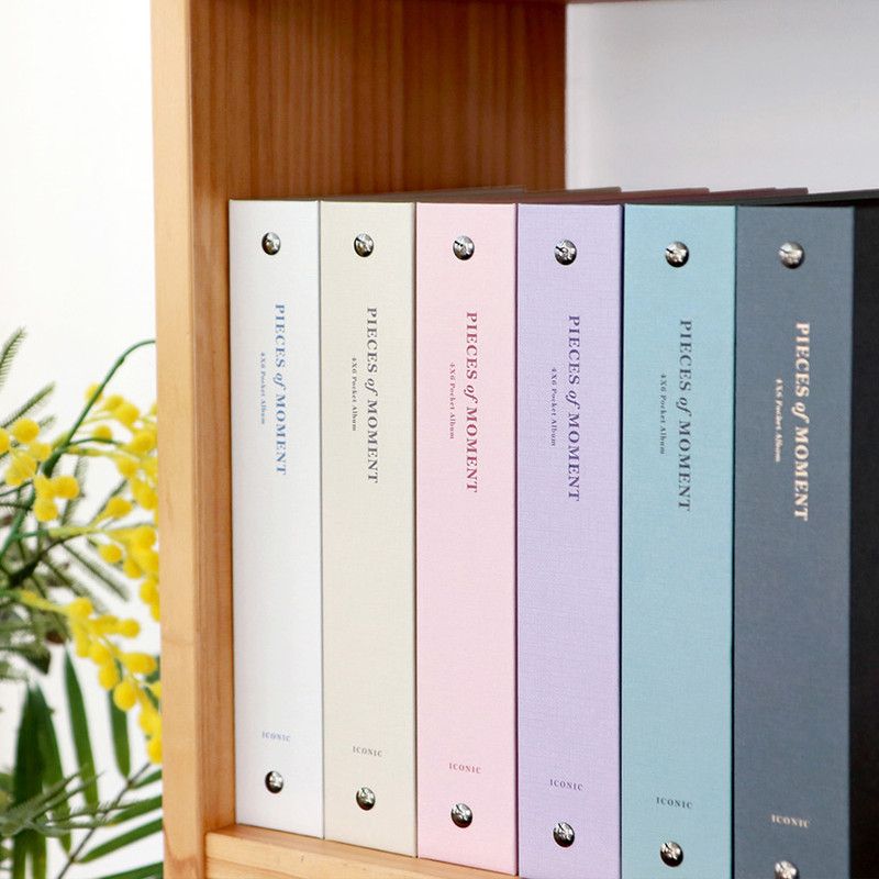 ICONIC Pieces of moment 4X6 slip in the pocket photo album ICONIC Pieces of moment 4X6 slip in the pocket photo album
