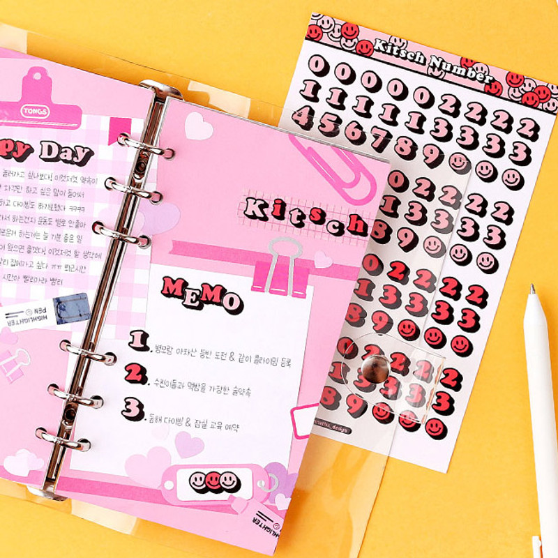 Usage example - Wanna This Kitsch kitsch Number sticker Usage example - Wanna This Kitsch kitsch Number sticker