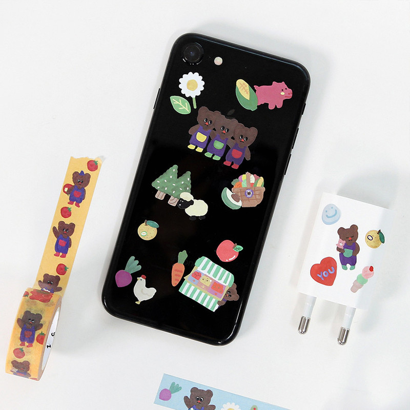 Usage example - GMZ Kitsch heart removable sticker seal