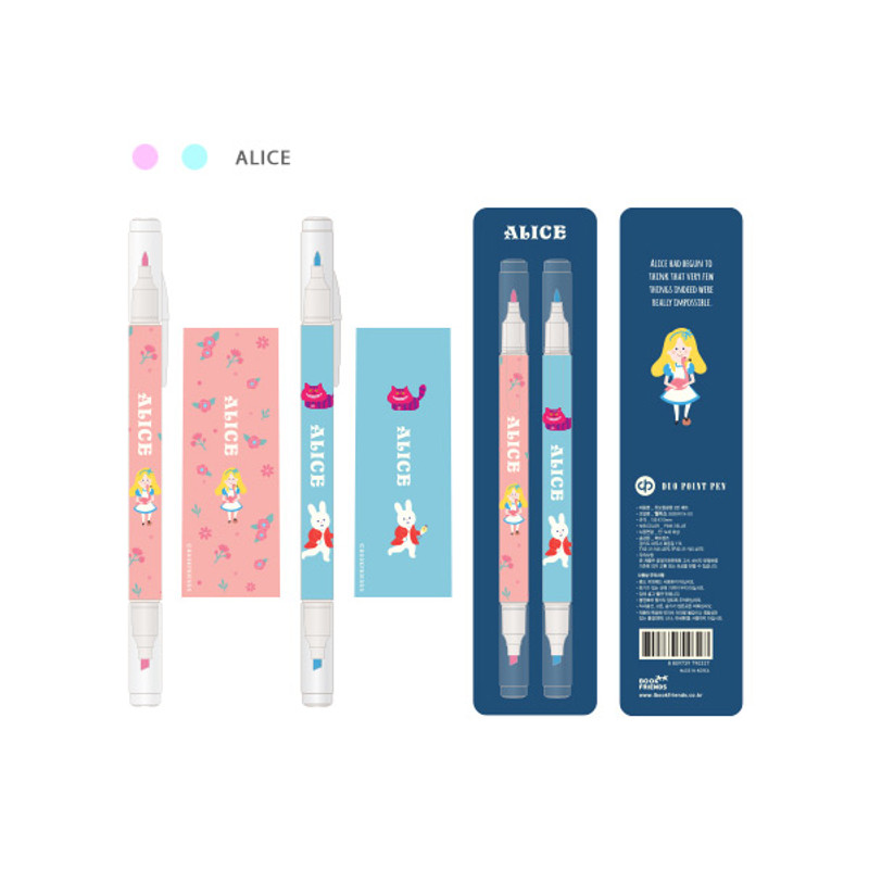 Alice - Bookfriends World literature double ended highlighter set Alice - Bookfriends World literature double ended highlighter set