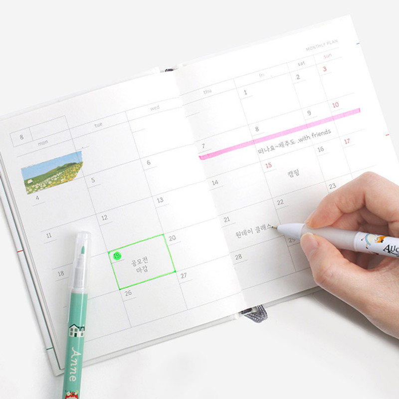 Usage example - Bookfriends World literature double ended highlighter set Usage example - Bookfriends World literature double ended highlighter set