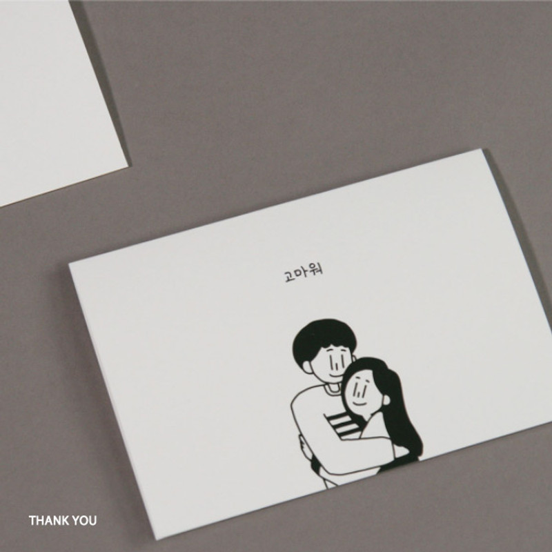 Thank You - DESIGN GOMGOM My You mini card and envelope set Thank You - DESIGN GOMGOM My You mini card and envelope set
